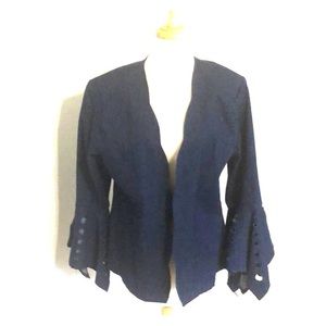 Couture New York blue denim light weight jacket, size 14